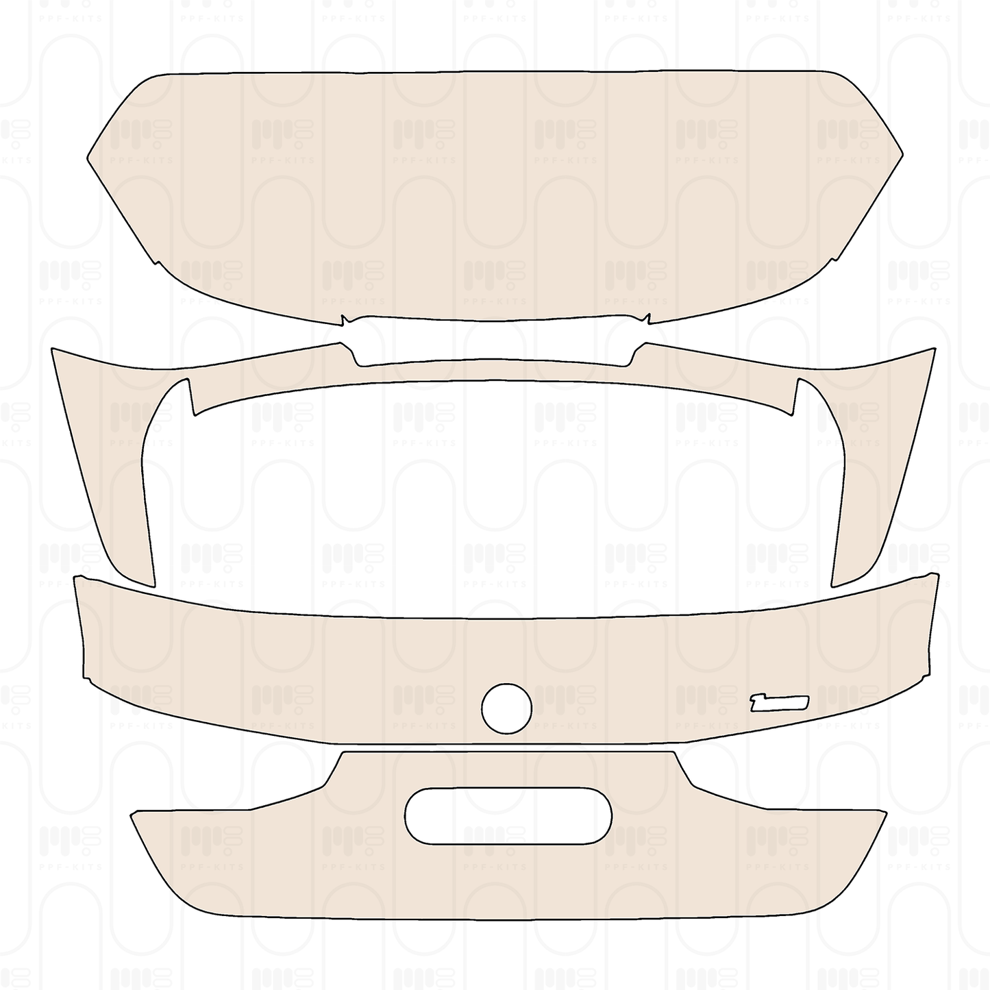 Trunk Lid with "M Sport Pro Pack", with "120" Emblem