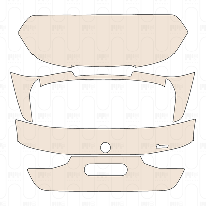 Trunk Lid with "M Sport Pro Pack", with "120" Emblem