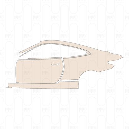 (left) Door+Side Skirt+Rear Fender