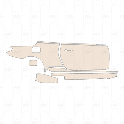(right) Door+Rear Fender+Side Skirt with M Performance Package
