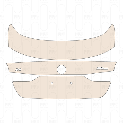 Trunk Lid with "i4" & "M50" Emblems, without Spoiler