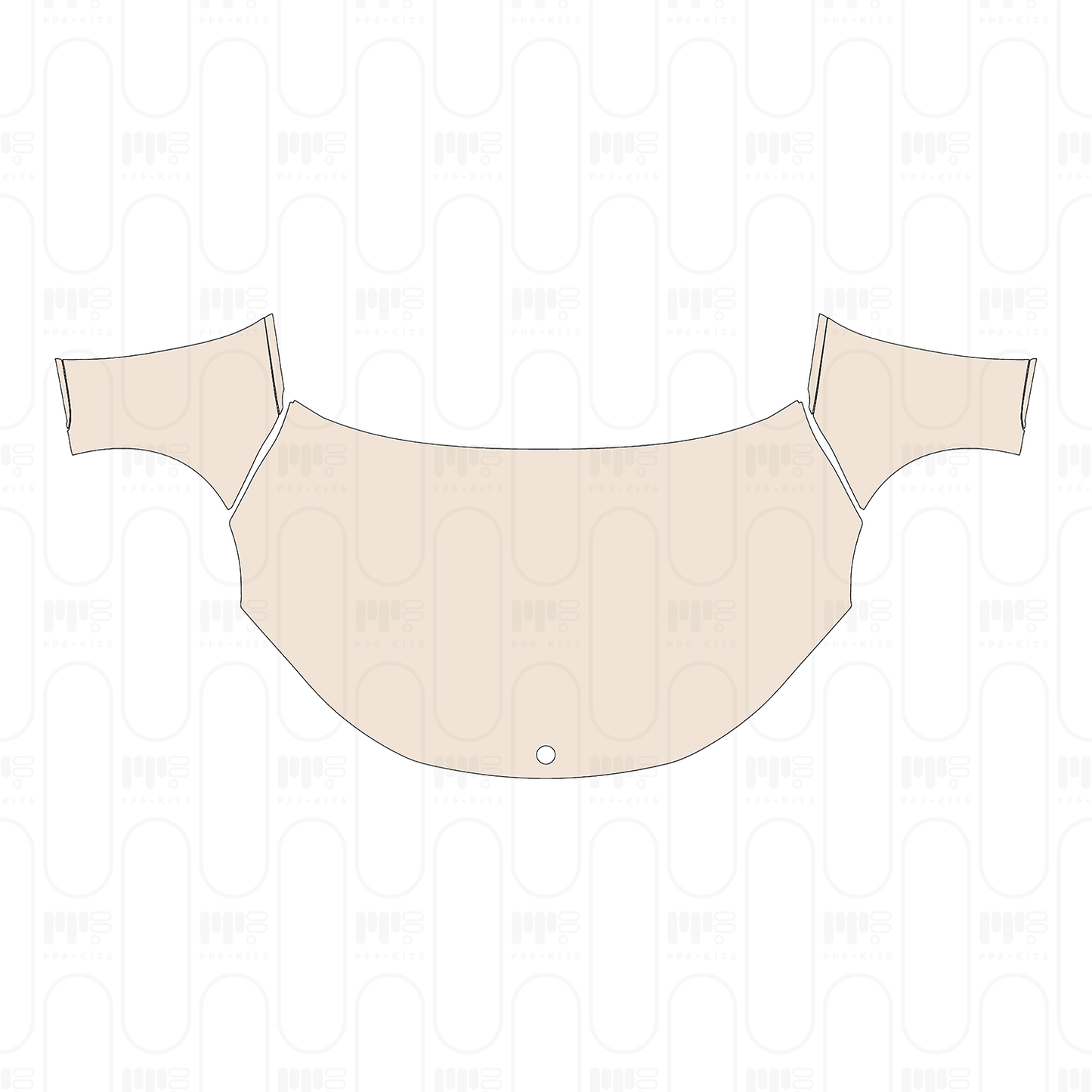 Hood+Fender without Charging Port, without Emblem