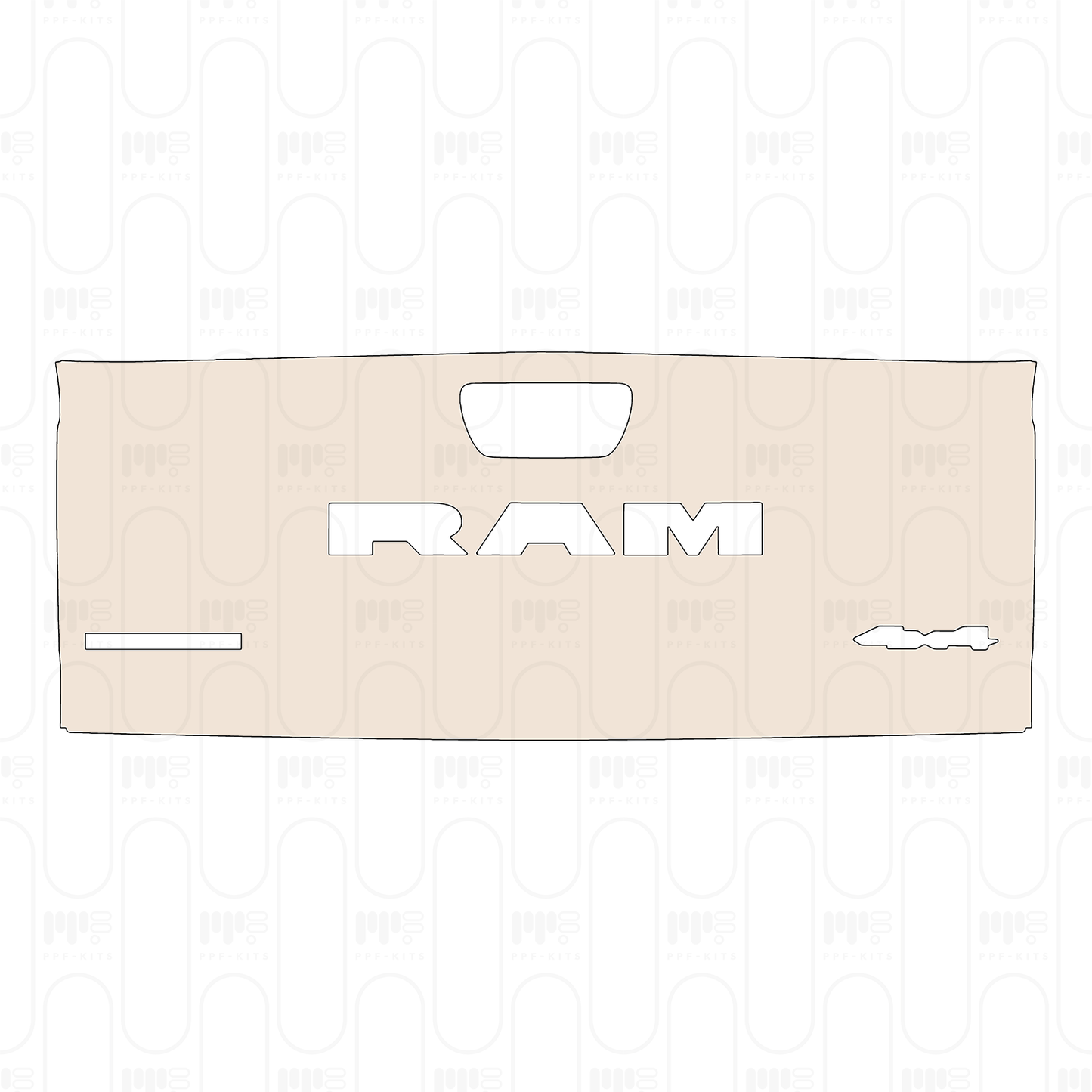 Pre-Cut PPF RAM Trucks 1500 Crew Cab Big Horn 2025