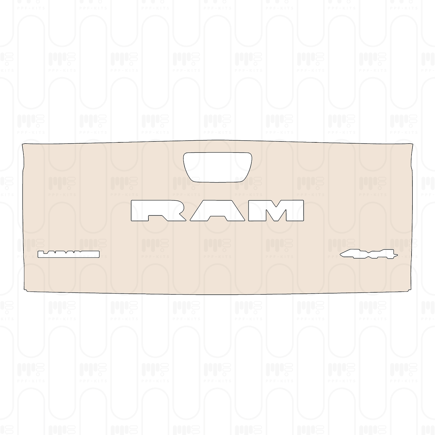 Pre-Cut PPF RAM Trucks 1500 Crew Cab Laramie 2025