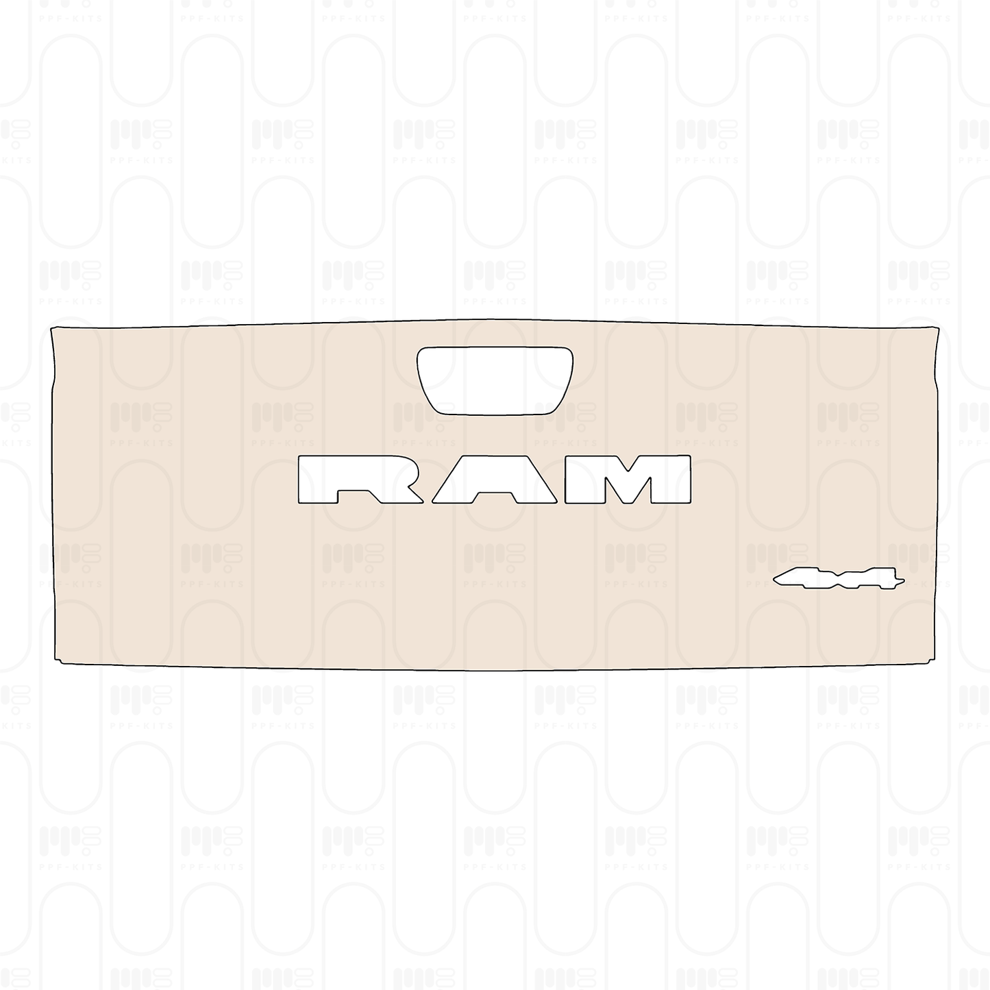 Pre-Cut PPF RAM Trucks 1500 Crew Cab Limited 2025