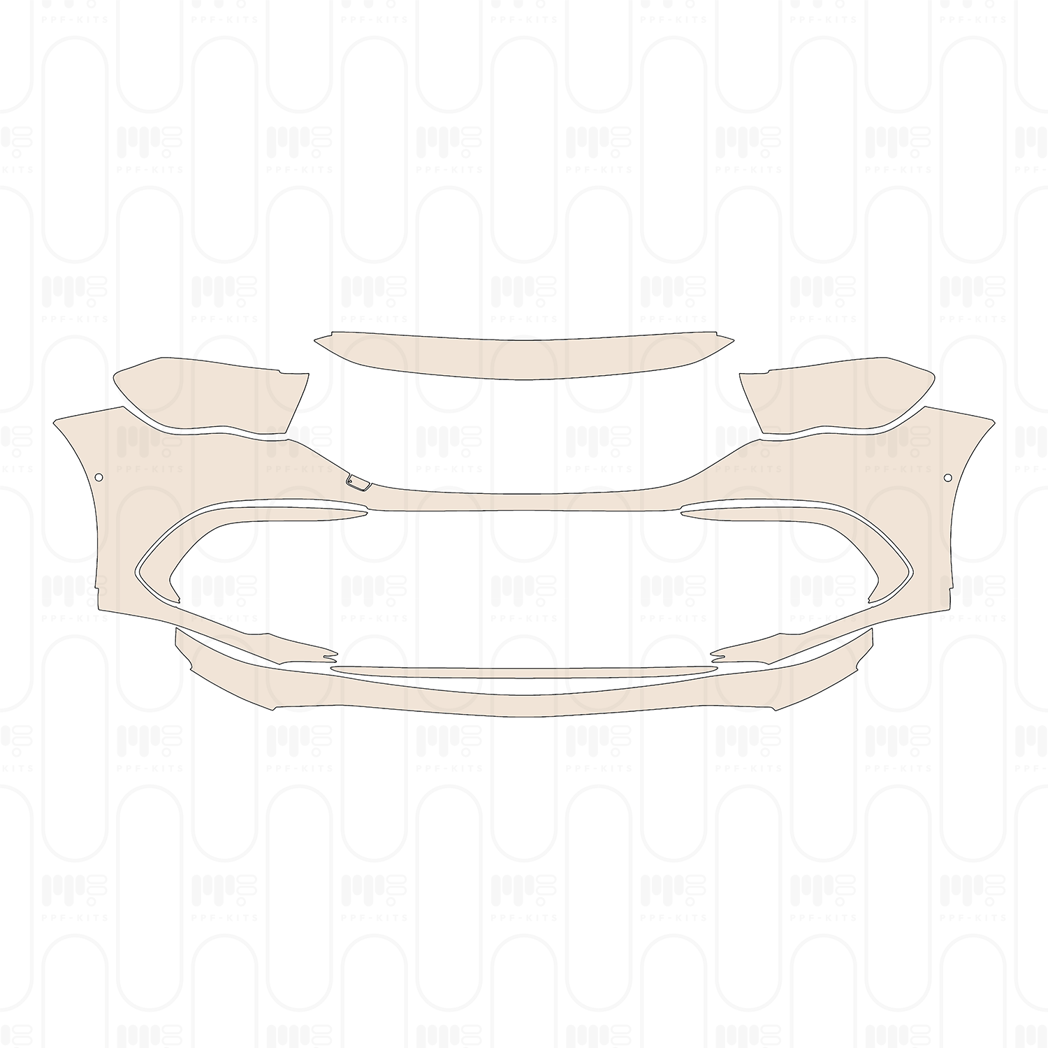 Bumper+Headlamp with 2 PDC (Parking Sensors)