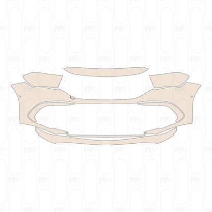 Bumper+Headlamp with 2 PDC (Parking Sensors)