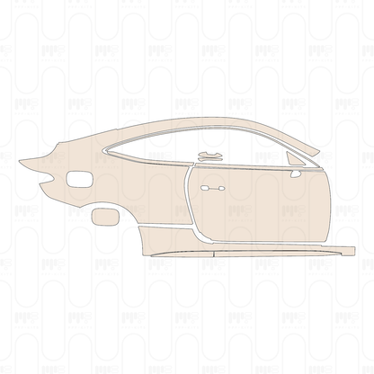 (right) Door+Side Skirt+Rear Fender