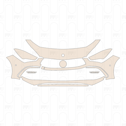 Bumper+Headlamp with 2 PDC (Parking Sensors)