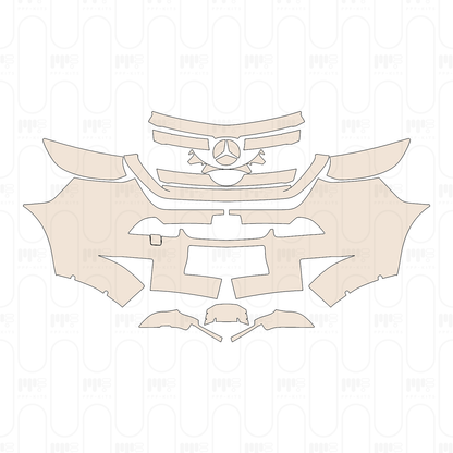 Bumper+Headlamp for EU License plate