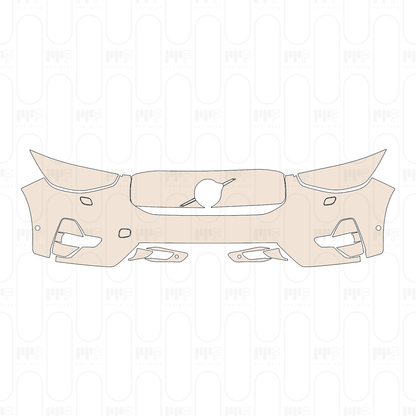 Bumper+Headlamp with headlight washing, with fog lamp