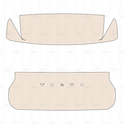 Trunk Lid with "VOLVO" Emblem