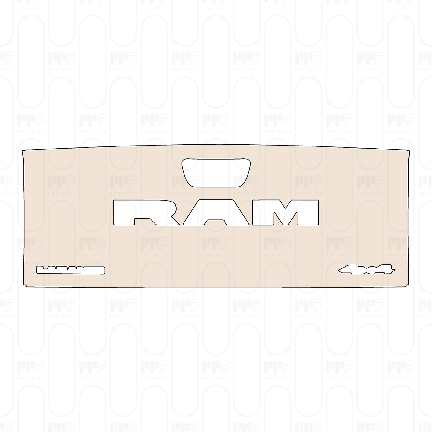 Pre-Cut PPF RAM Trucks 2500 Crew Cab Laramie 2025