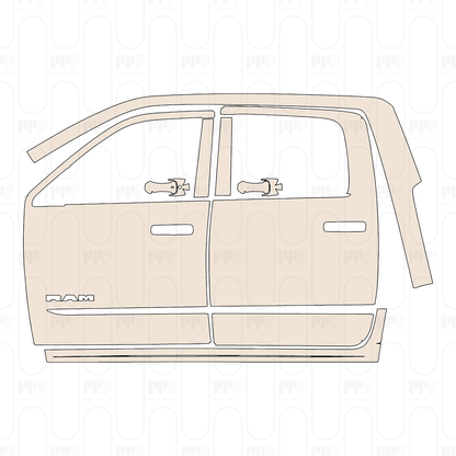 Pre-Cut PPF RAM Trucks 3500 Limited 2025