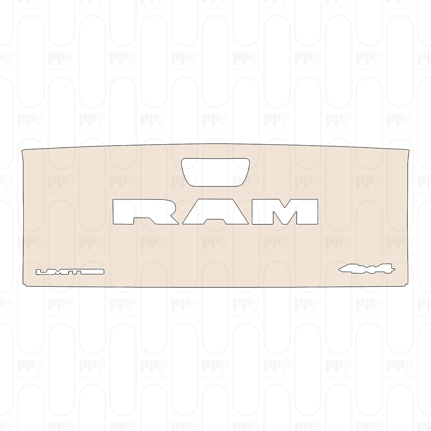 Pre-Cut PPF RAM Trucks 3500 Limited 2025