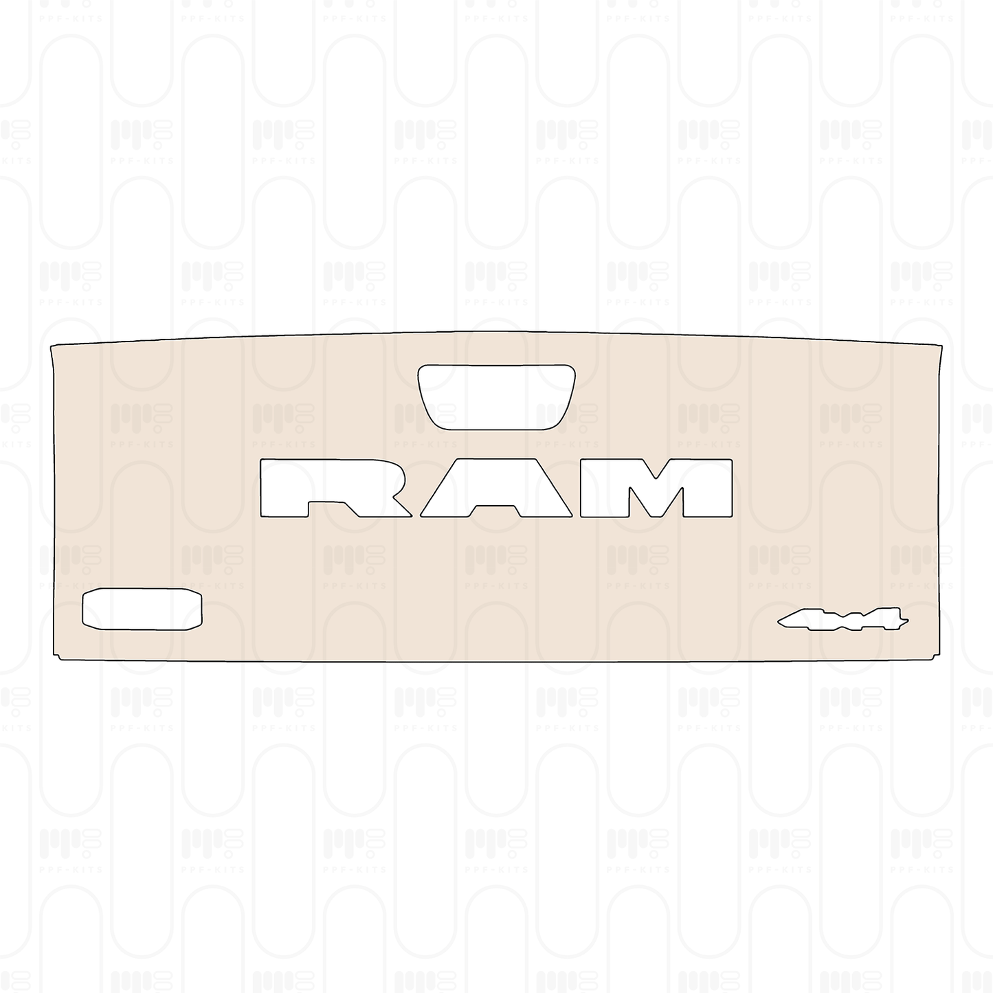 Pre-Cut PPF RAM Trucks 3500 Limited Longhorn 2025