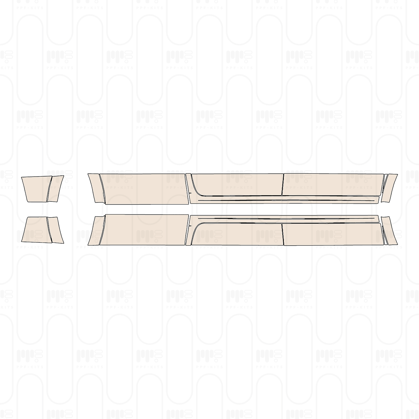 Pre-Cut PPF RAM Trucks 3500 Limited Longhorn 2025