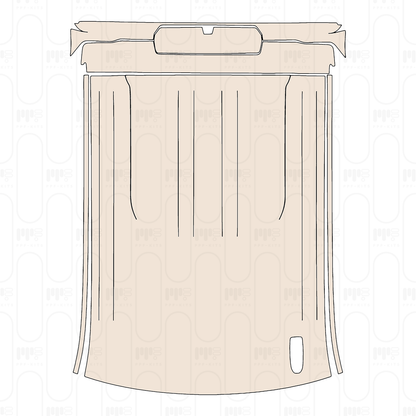Roof without sunroof,with Antenna hole