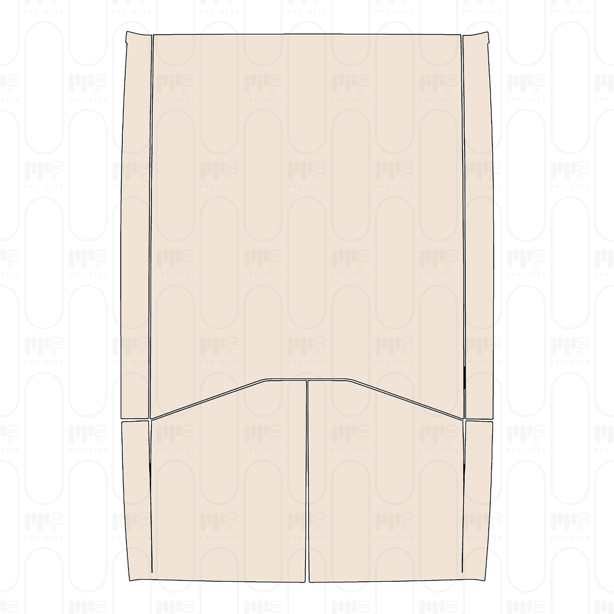 Roof without sunroof