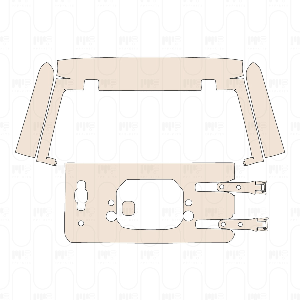 Trunk Lid suitable for hard top