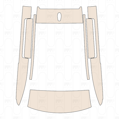 Roof with panoramic roof