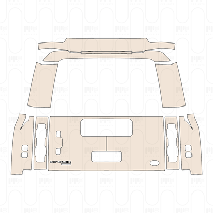 Trunk Lid with "DeFender" & "P400HSE" Emblems