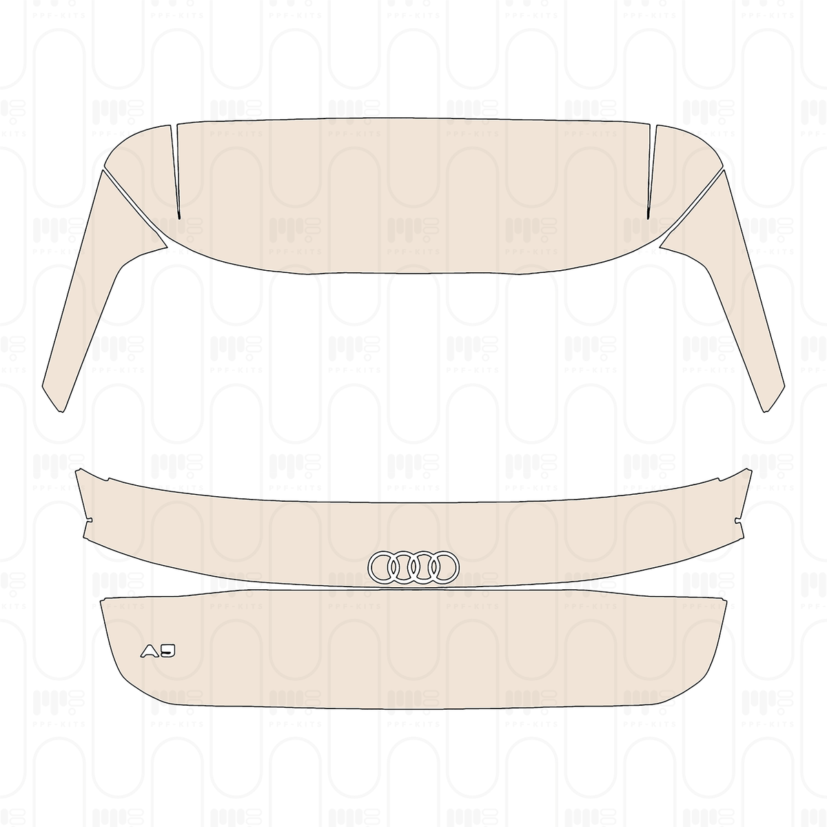 Trunk Lid with "A5" Emblem