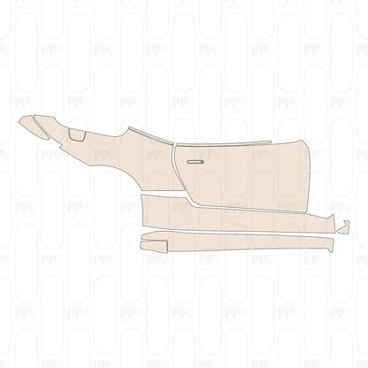 (right) Door+Rear Fender+Side Skirt