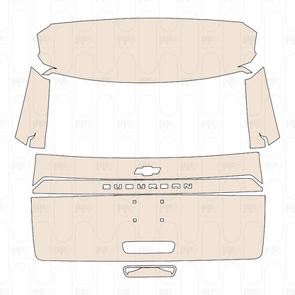Trunk Lid withh "SUBURBAN" & "PREMIER" Emblems