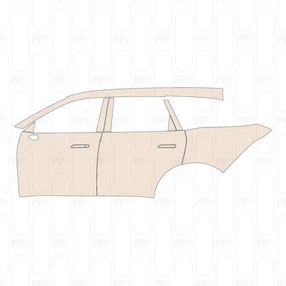 (left) Door+Rear Fender+Side Skirt
