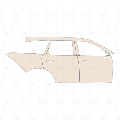 (right) Door+Rear Fender+Side Skirt