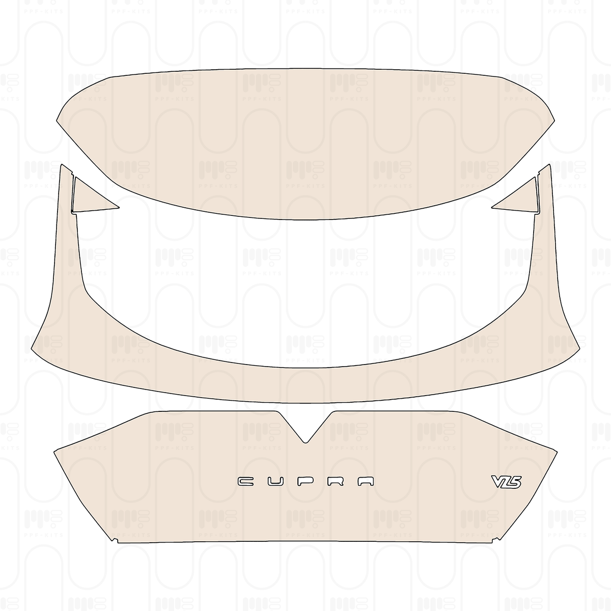Trunk Lid with "VZ5" Emblem