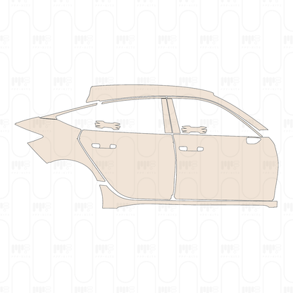 (right) Door+Rear Fender+Side Skirt