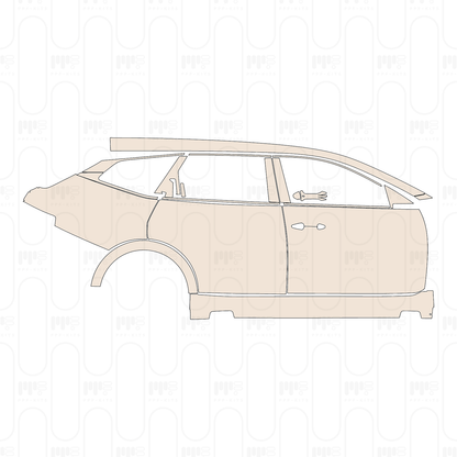 (right) Door+Rear Fender+Side Skirt