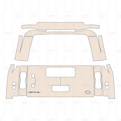 Trunk Lid with "Defender" Emblem, with elliptical marker