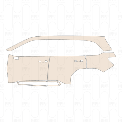 (left) Door+Side Skirt+Rear Fender