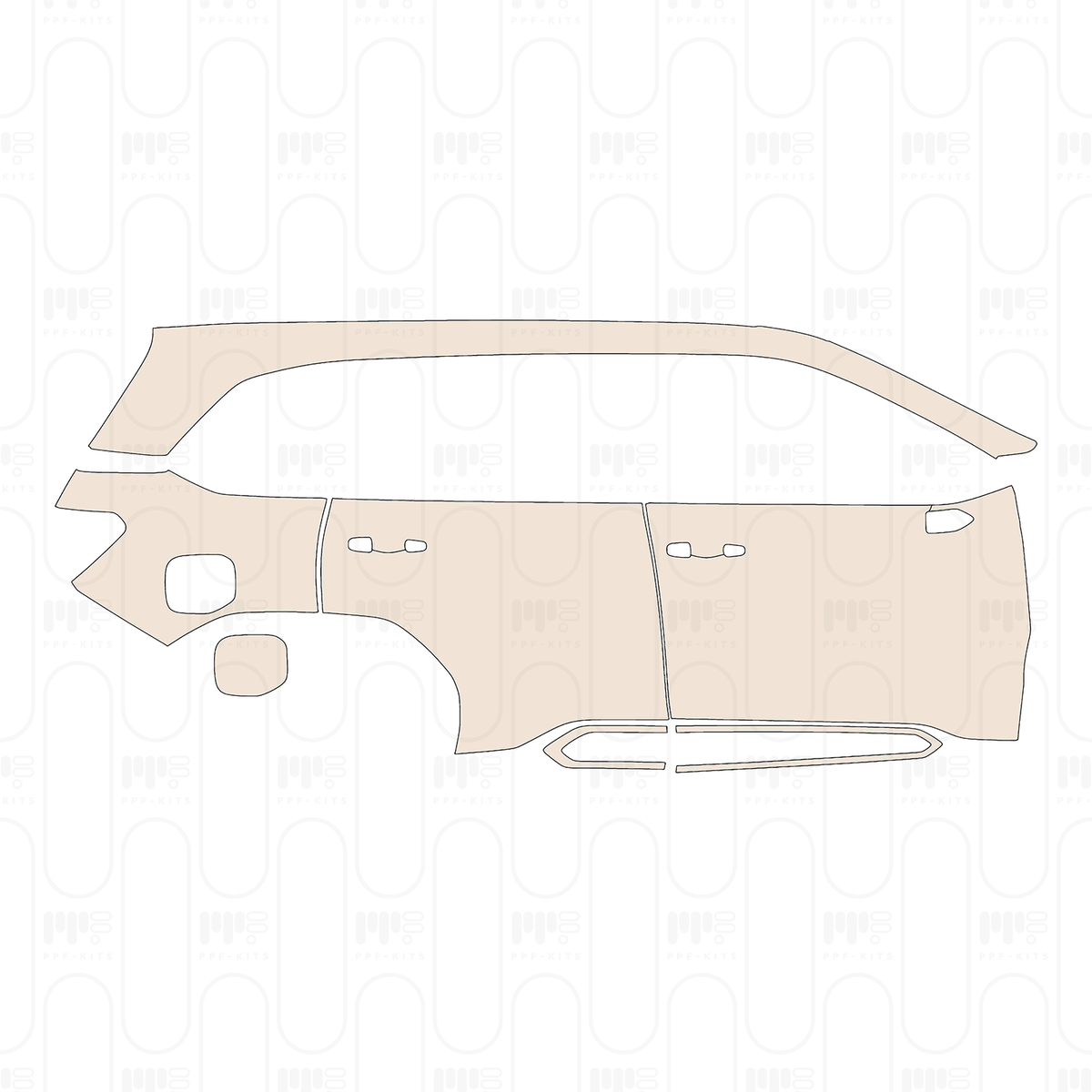 (right) Door+Side Skirt+Rear Fender