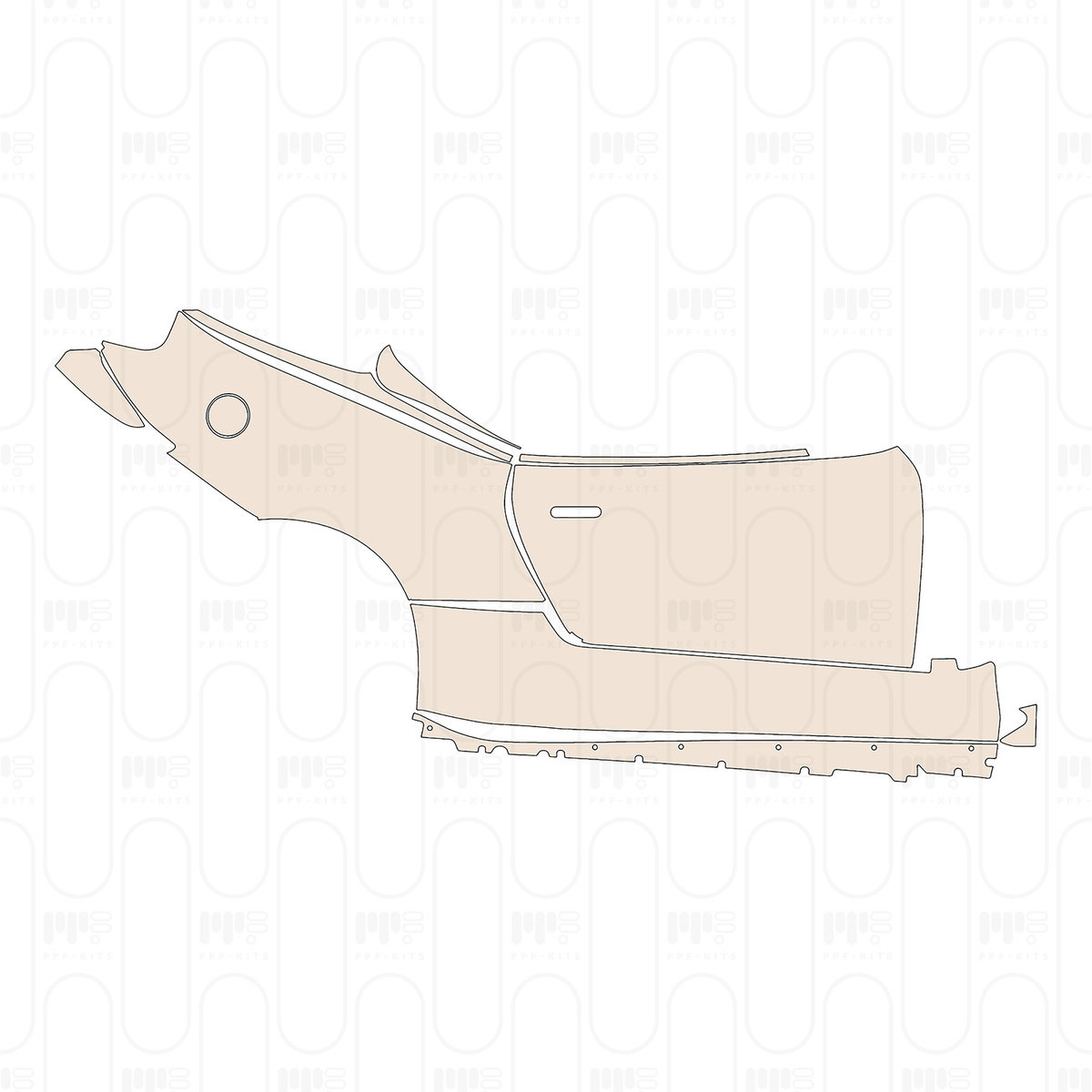 (right) Door+Rear Fender+Side Skirt