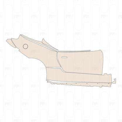 (right) Door+Rear Fender+Side Skirt