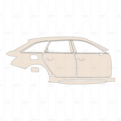 (right) Door+Rear Fender+Side Skirt