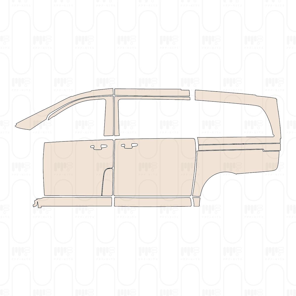 (left) Door+Rear Fender+Side Skirt