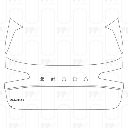 Pre-Cut PPF Skoda Superb (EU) Estate L&K 2025