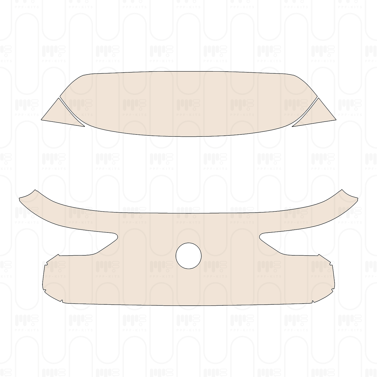 Trunk Lid without Emblem