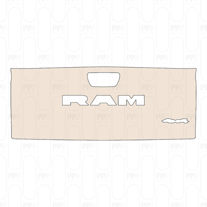 Trunk Lid with "RAM" & "4×4" Emblems