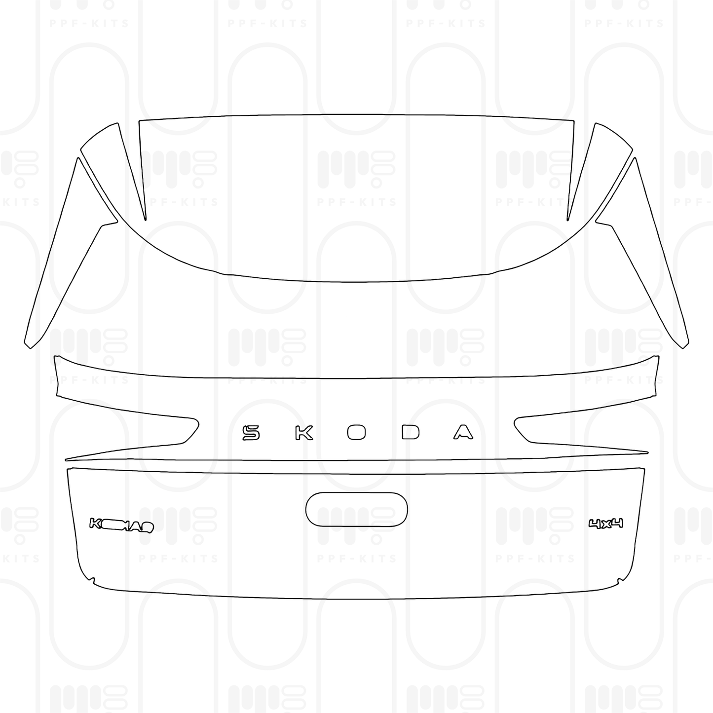 Pre-Cut PPF Skoda Kodiaq vRS (EU) 2026