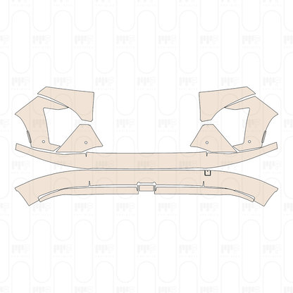Rear Bumper with 4 PDC (Parking Sensors)