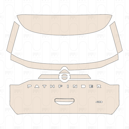 Trunk Lid with "PATHFINDER" & "4WD"Emblems
