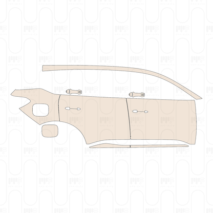 (right) Door+Rear Fender+Side Skirt