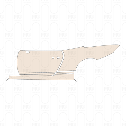 (left) Door+Side Skirt+Rear Fender