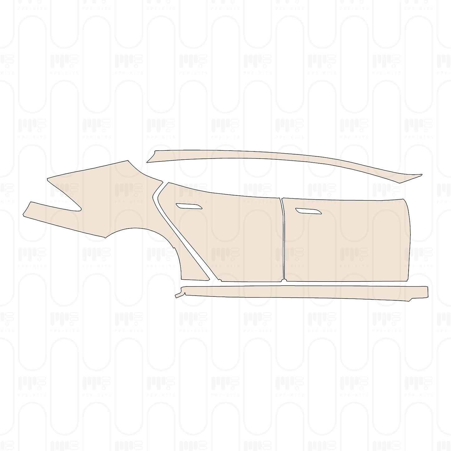 Pre-Cut PPF Tesla Model S Base 2026